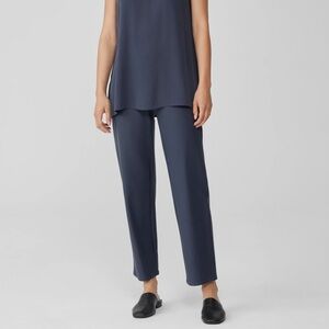 Eileen Fisher Washable Stretch Crepe Straight Leg Pant